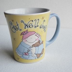 Pfaltzgraff Designer Collection Mug  Get Well Soon and Take Care Coffee Mug